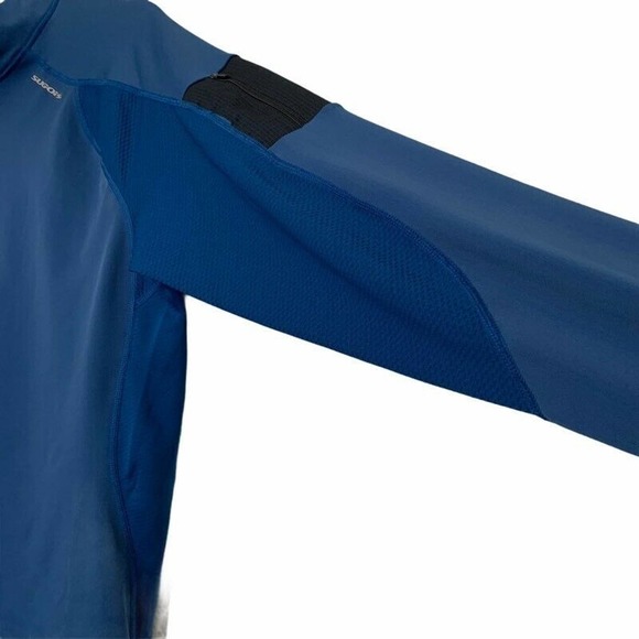 Sugoi Women Activewear Pullover Cycling Jacket Blue 1/4 Zip Mock Neck Stretch L - Picture 7 of 12